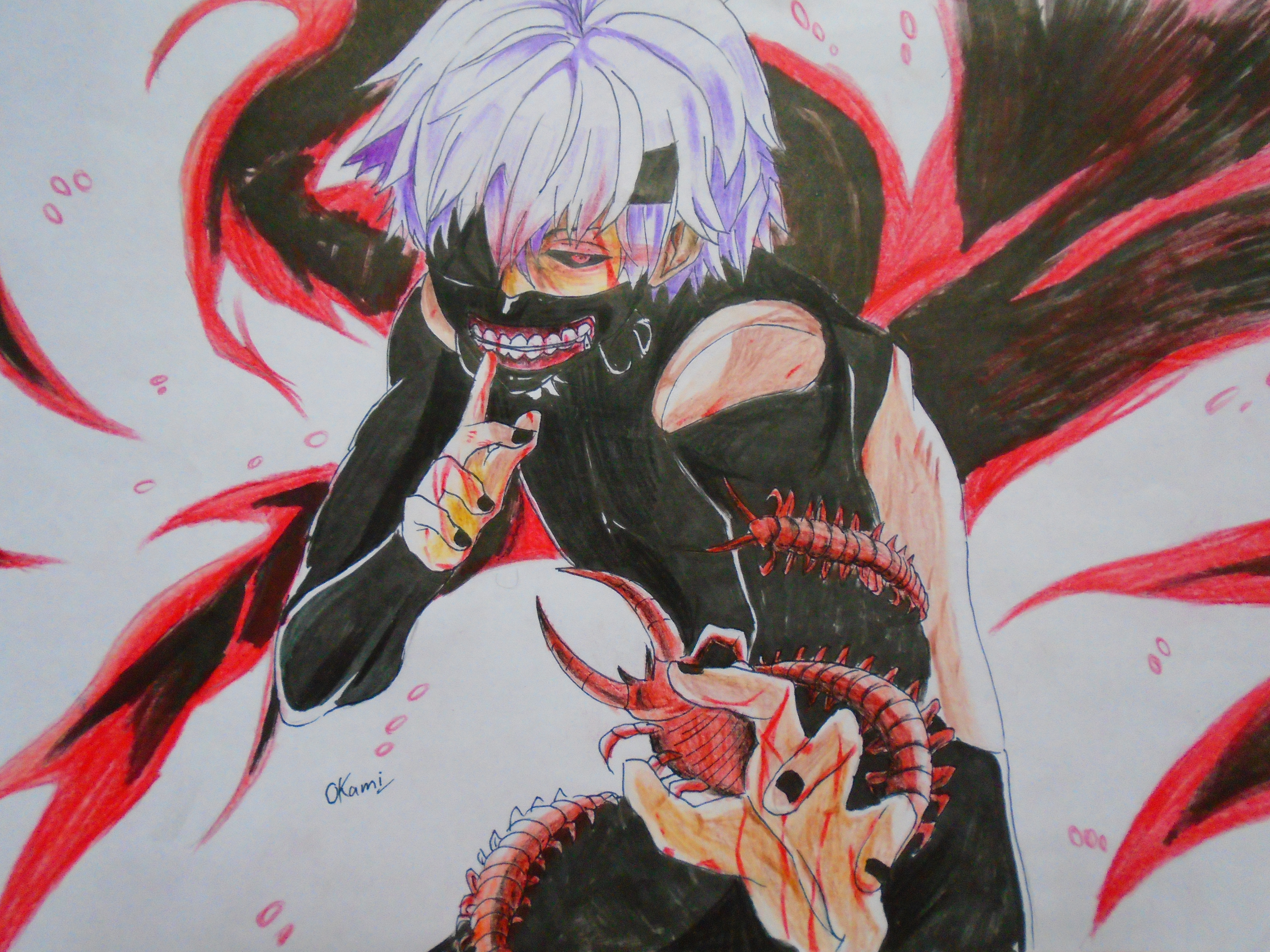 Drawing Kaneki Ken Tokyo Ghoul By Okamikun99 On Deviantart Drawing Kaneki Ken Tokyo Ghoul By Okamikun99 On Deviantart