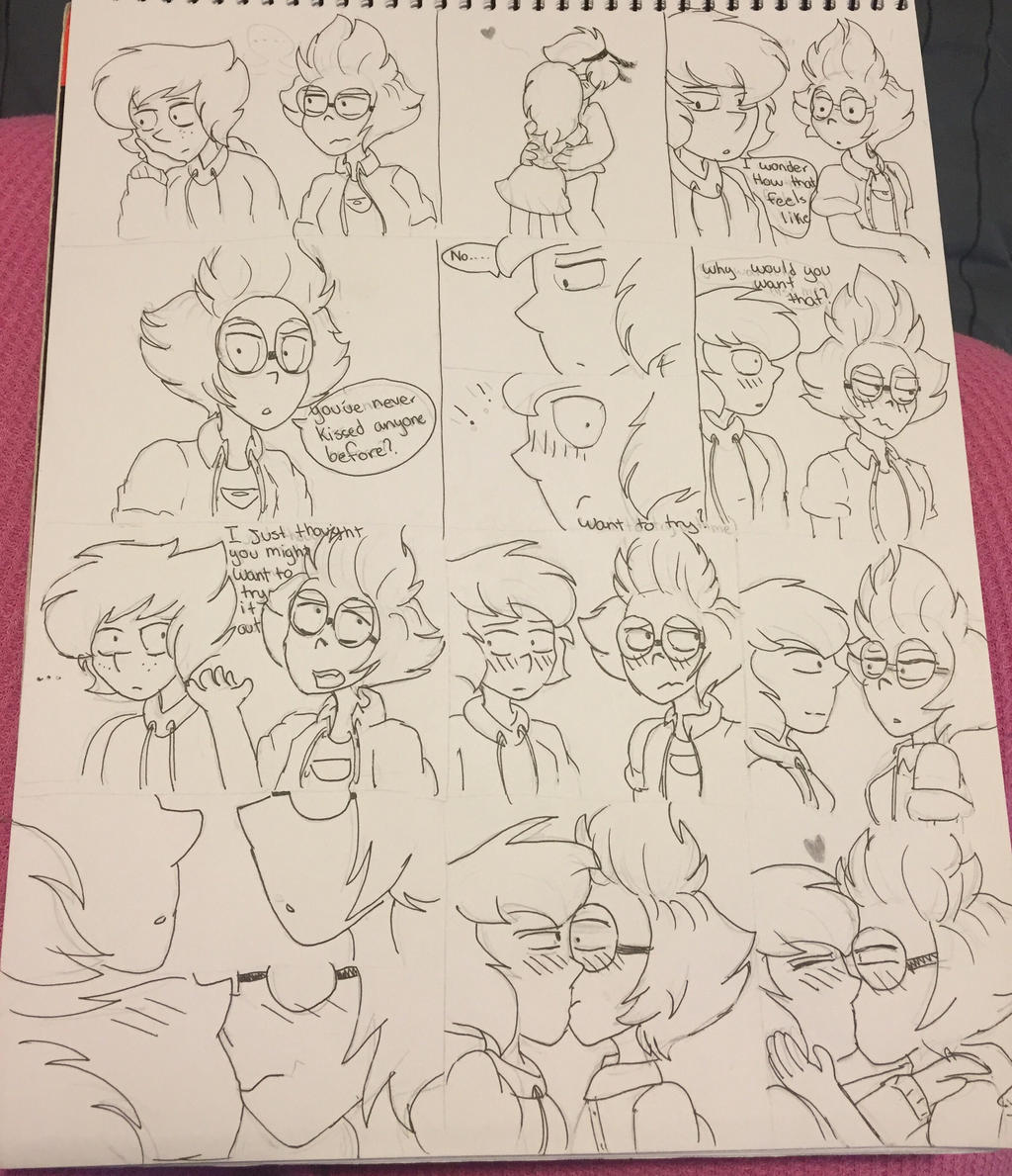 Human au lapidot comic 1 by zombyluver on DeviantArt