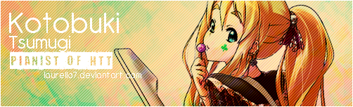 Kotobuki Tsumugi V.1 Signature Banner By Me