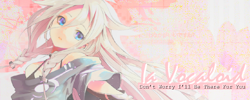 Ia Vocaloid Signature Banner By Me