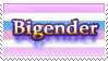 I'm Bigender - Stamp