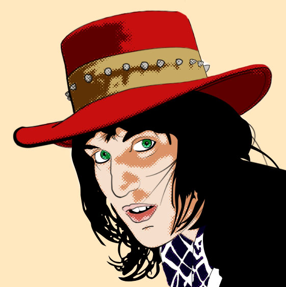 Noel Fielding AKA Vince Noir