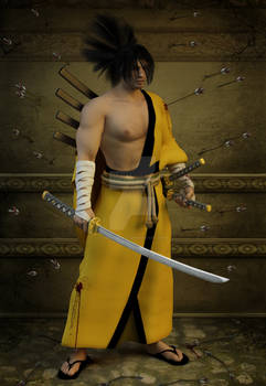 Yoshitora T Musashi -  Thousand arrows