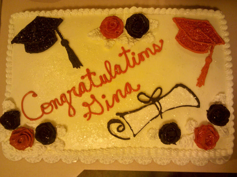 Graduation Cake - Congratulations, Gina!