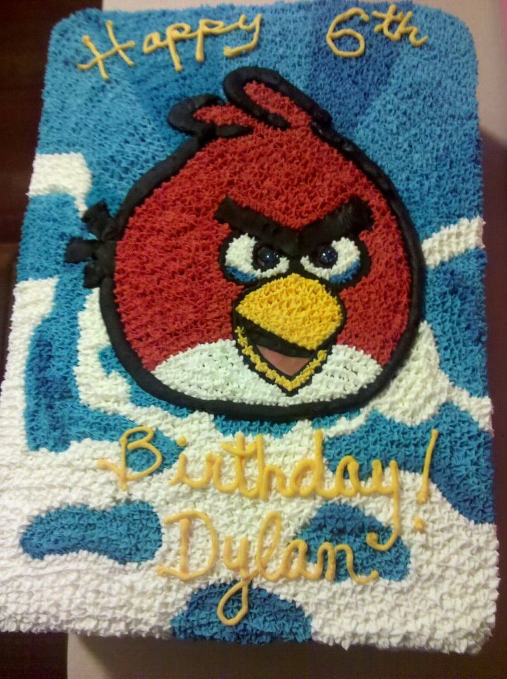 Angry Birds Birthday Cake