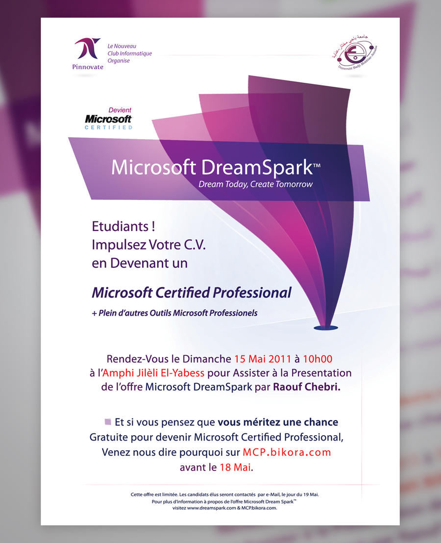 DreamSpark - Event Poster