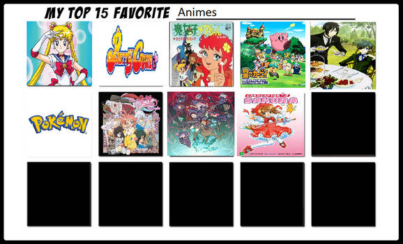 My Top Favorite Animes