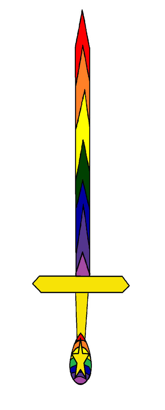 Rainbow Drop Sword by sydneypie on DeviantArt