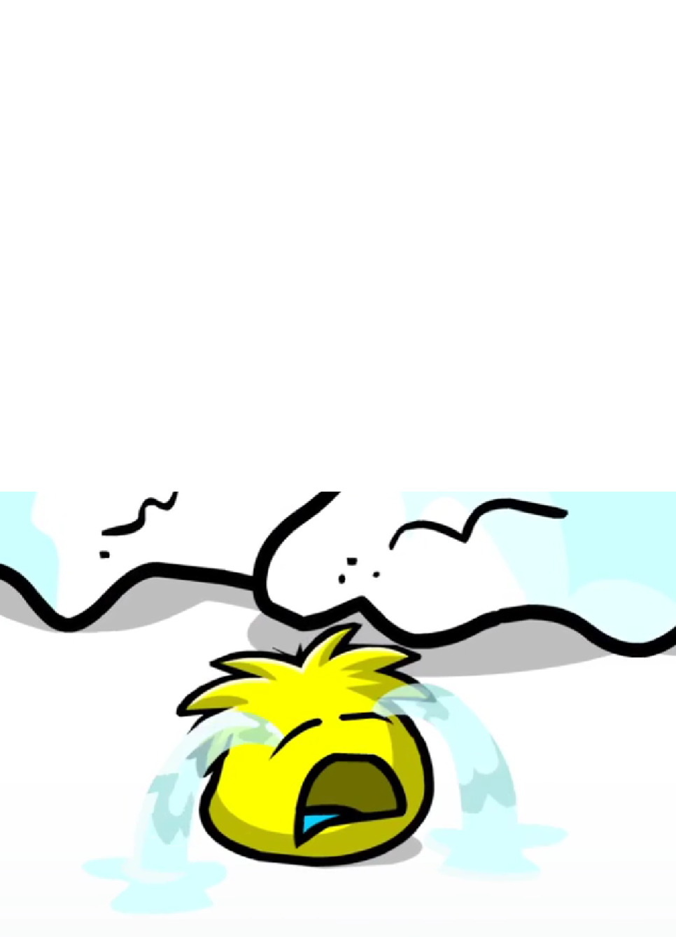 Crying Ruffles Puffle Crying by sydneypie on DeviantArt