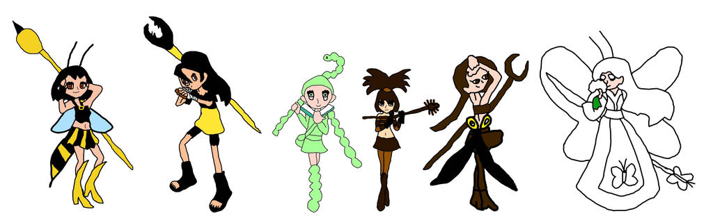 Fly Insect Girl 5 Insect Magical Girls by sydneypie on DeviantArt