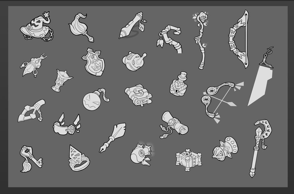 items by ehlena21 on DeviantArt