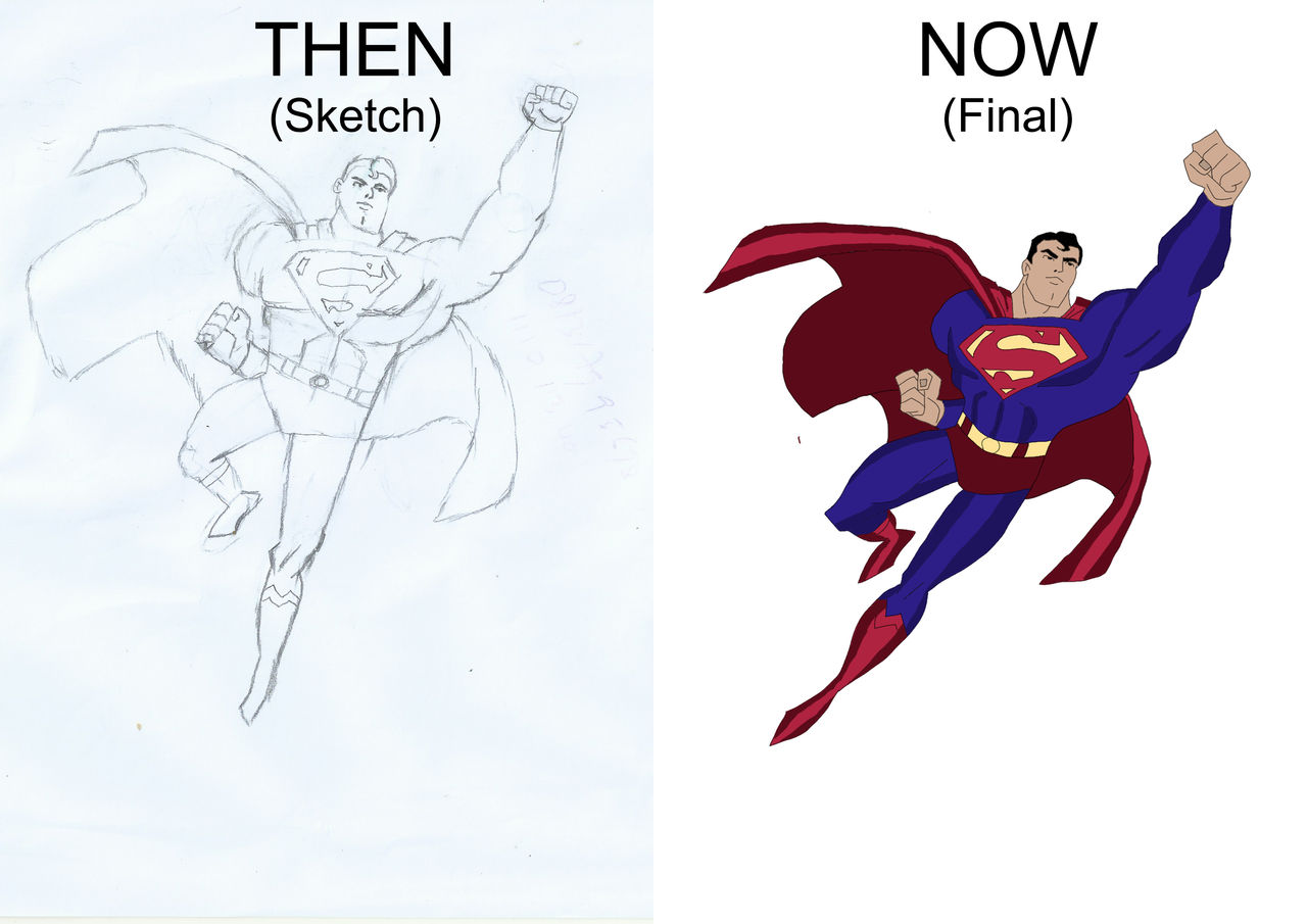 My Superman Drawing by Darkstorm1364 on DeviantArt