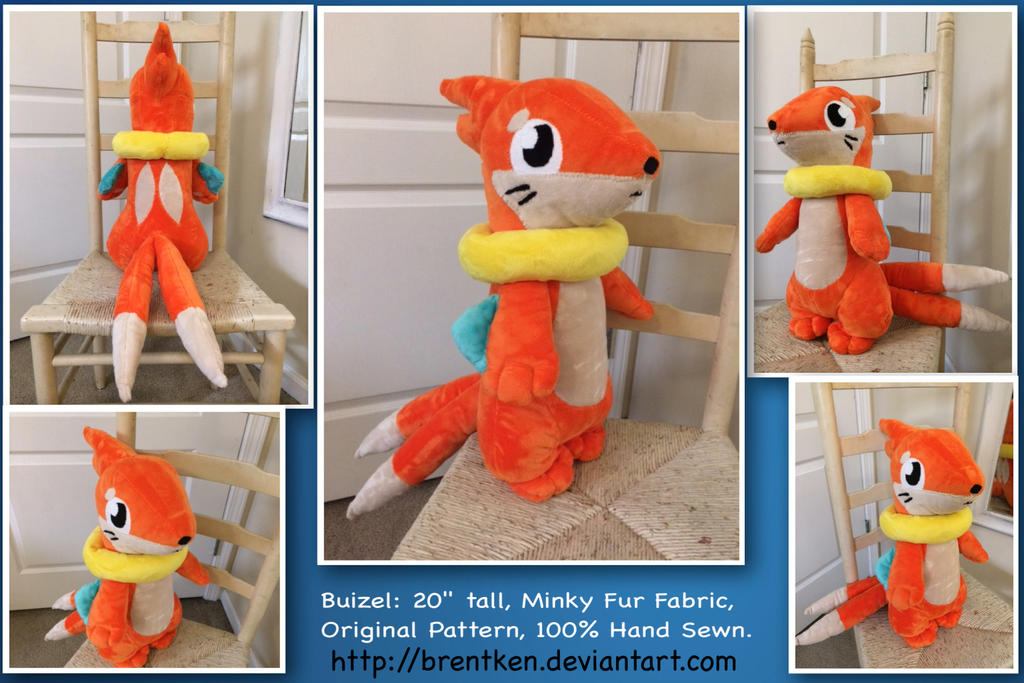 Buizel Plush (Custom, Handmade)