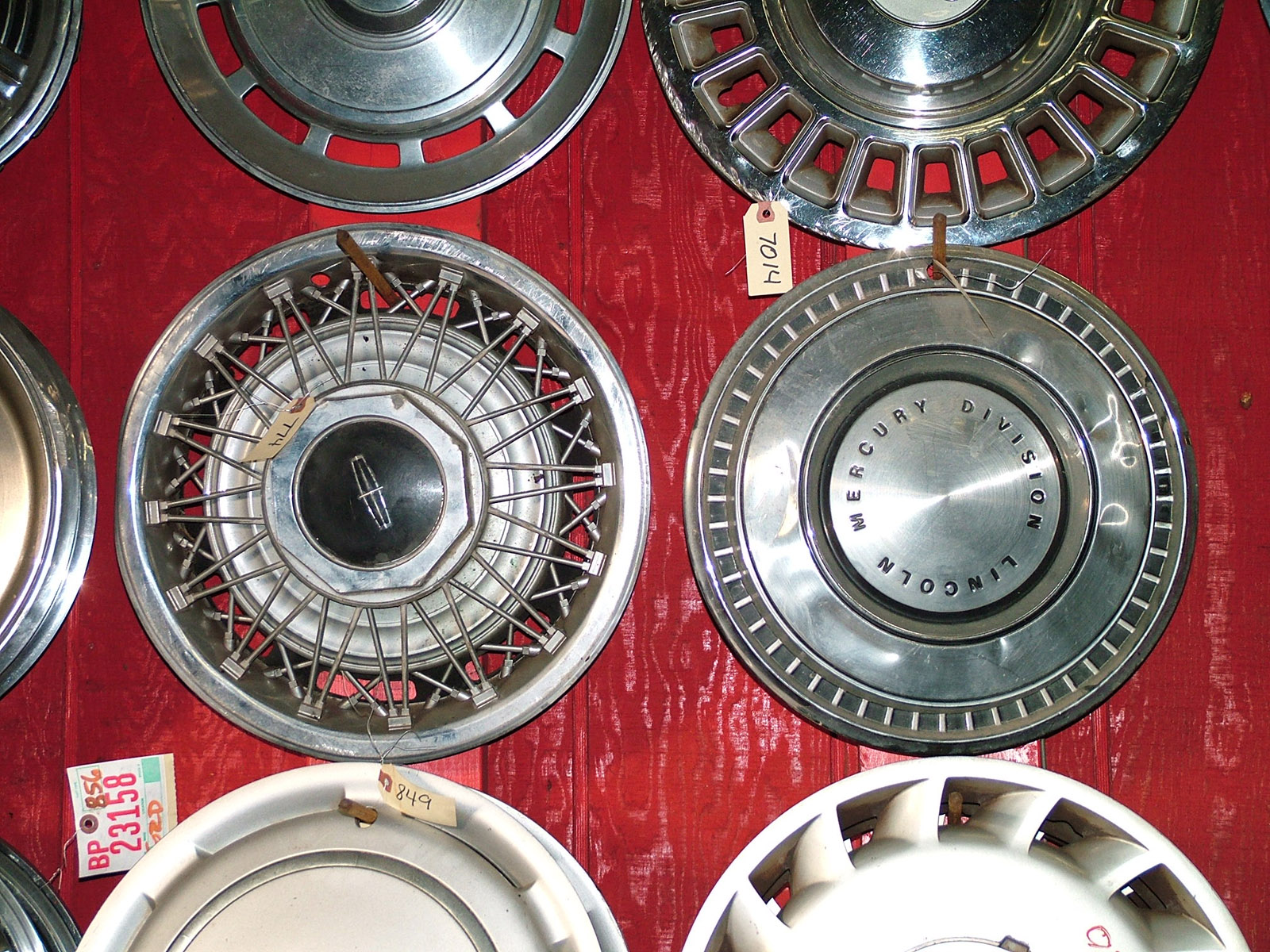 junk yard - hubcaps