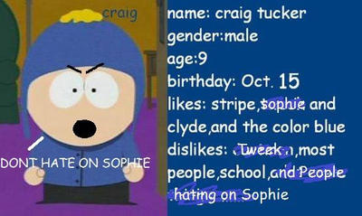CRAIGS INFO by Blackbitchxxx on DeviantArt