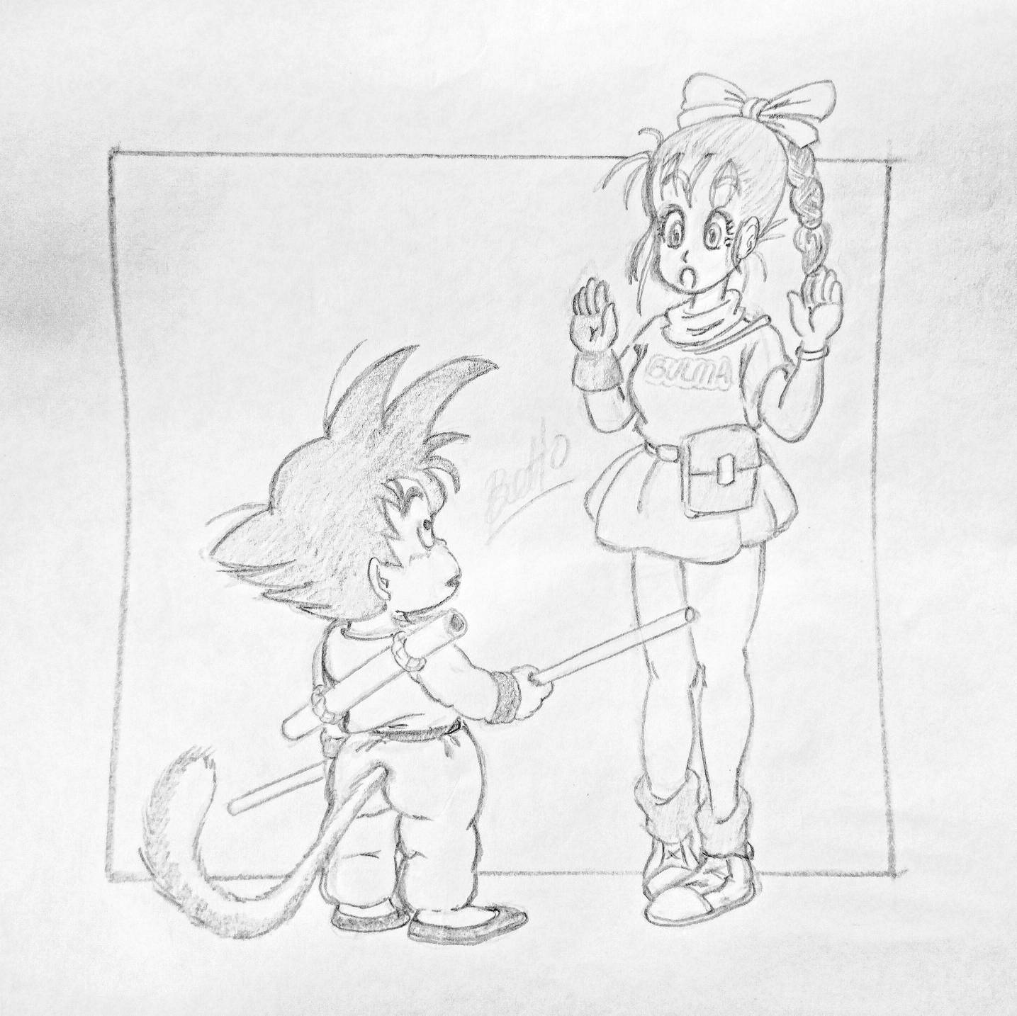 Bulma Meets Goku By Geodomo On Deviantart Bulma Meets Goku By Geodomo On Deviantart