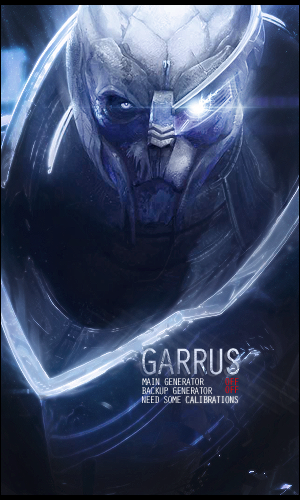 Garrus Vakarian // Mass Effect // Vertical Sig