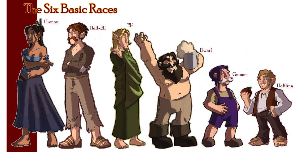 5 Basic Races errata by OttoArantes on DeviantArt