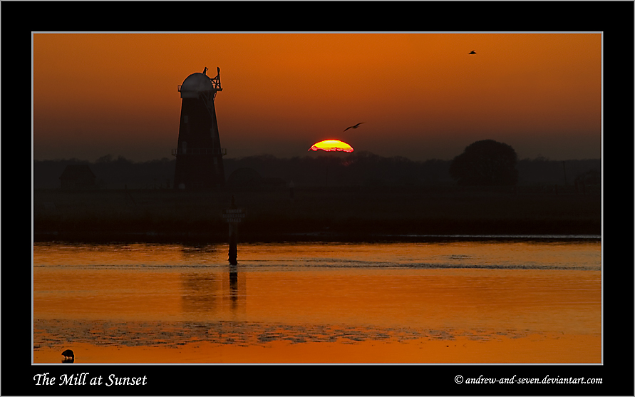 Mill at Sunset