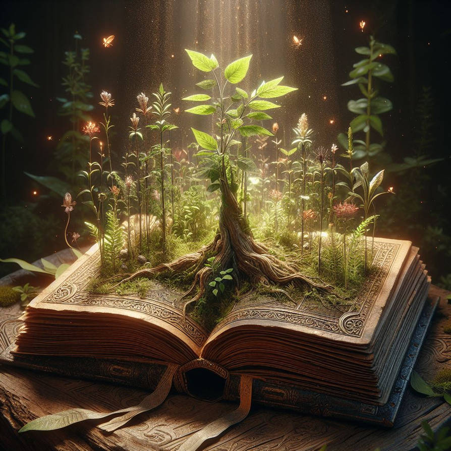 Emchanted Book Enchanted Book Bloom by Pajaanch2 on DeviantArt