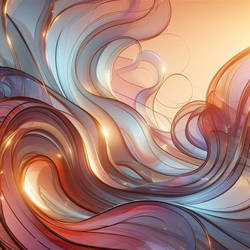 Translucent Ribbon Flow