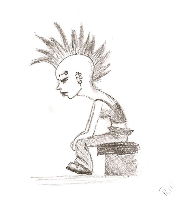 Punk Rocker Sad Sad Little Punk by Cherry-n-PinkFighter on DeviantArt