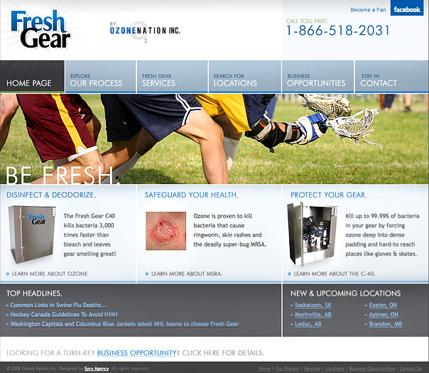 Fresh Gear Website