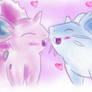 Nidoran in love