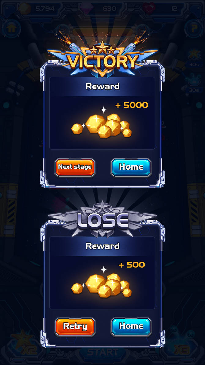 Game PinBall - UI/UX by sacden on DeviantArt