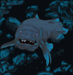 Coelacanth in the deep