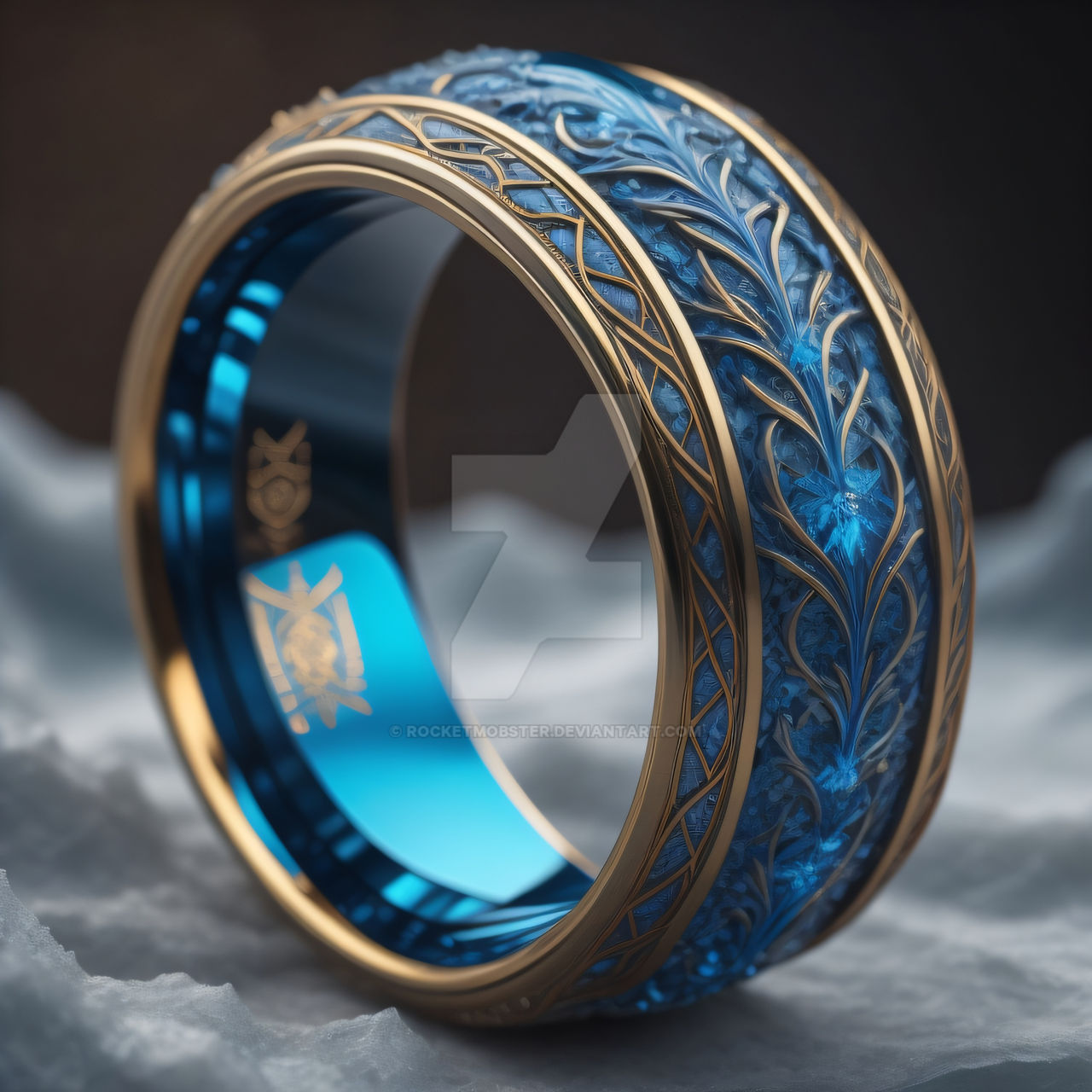 Fire and Ice Jewelry Design - Ice Ring 1 by RocketMobster on DeviantArt
