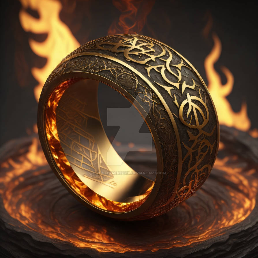 Fire and Ice Jewelry Design - Fire Ring 3 by RocketMobster on DeviantArt