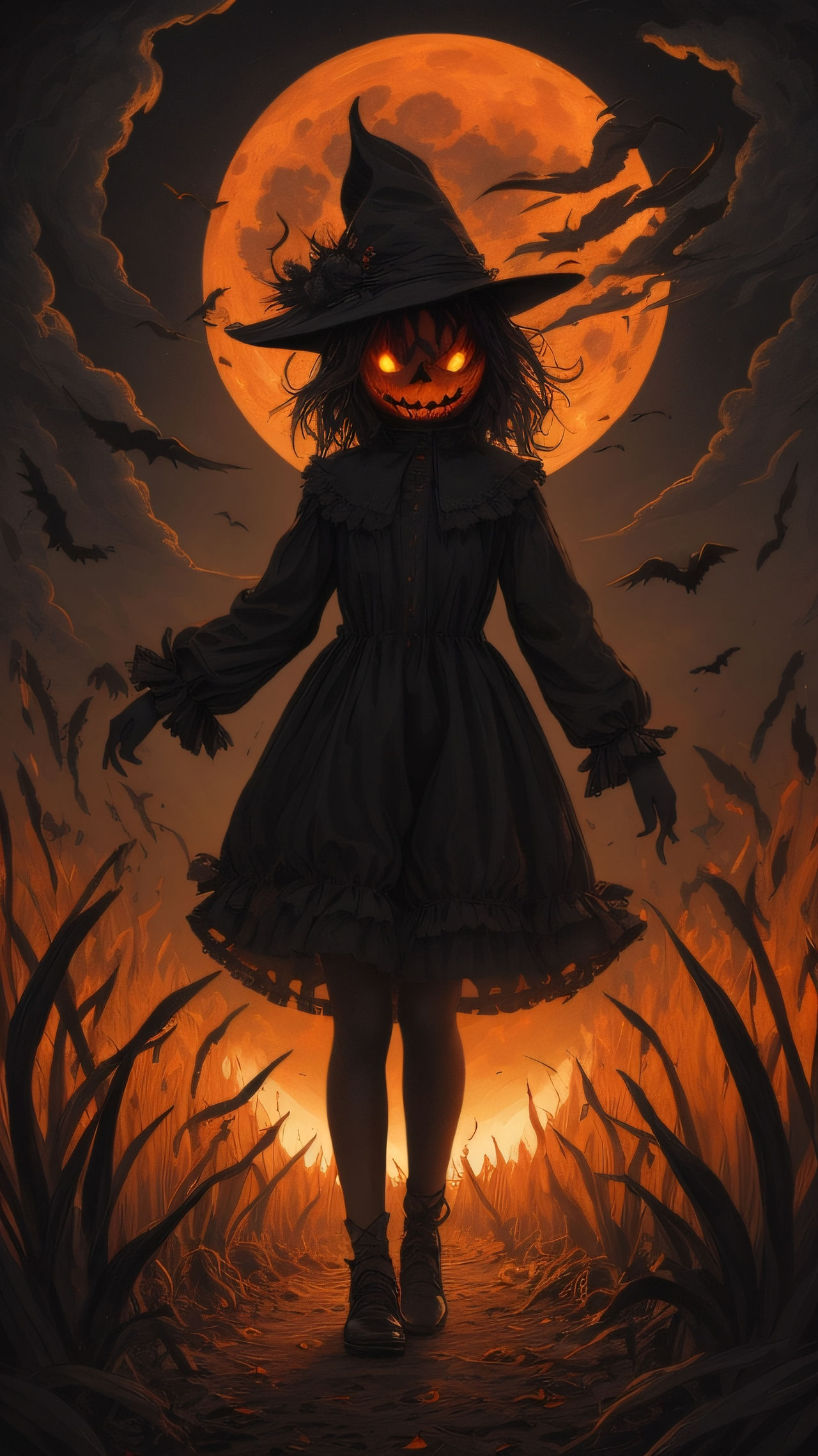 HD Halloween Evil Entity Phone Wallpaper by RocketMobster on DeviantArt