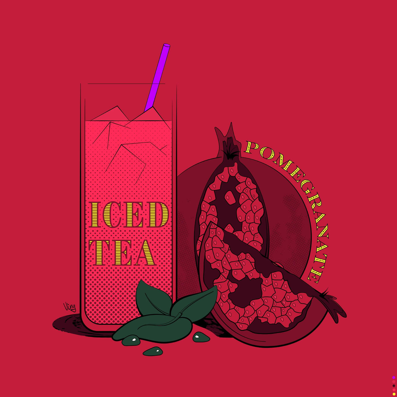 Pomegranate Iced Tea by WitcherStones on DeviantArt