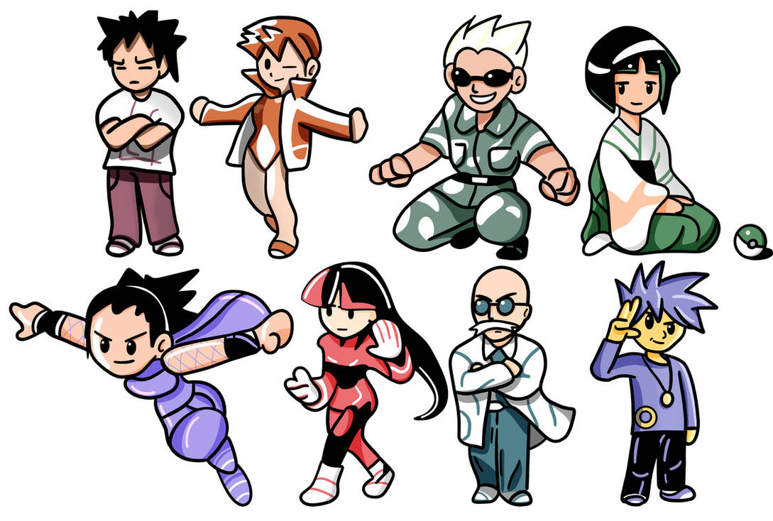 All Kanto Gym Leaders In Pokemon Red, Blue, & Yellow