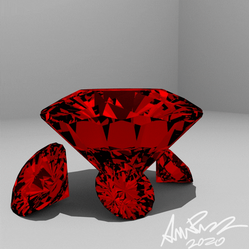Red Diamond (Gif) by Caskye on DeviantArt