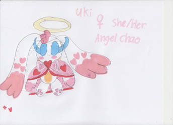 Sonic OC: Uki the Angel Chao