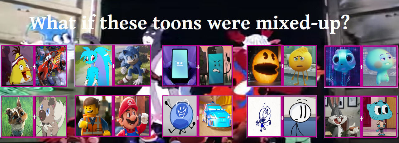 What If These Toons Were Mixed Up by PixarandBFDIGuy on DeviantArt
