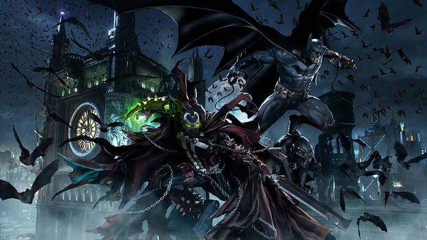 Spawn and Batman