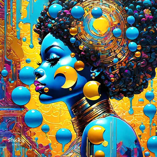 Cosmic Goddess: Afro-Futurism Reimagined by StickySurprize on DeviantArt
