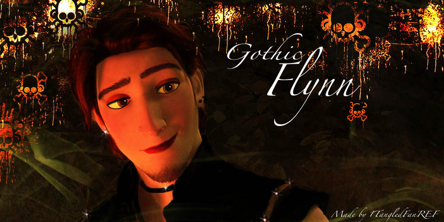 Flynn Riding Goth Gothic Flynn by x12Rapunzelx on DeviantArt