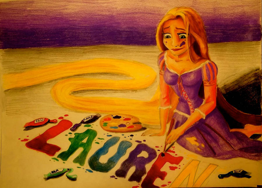 Commission: Rapunzel Painting