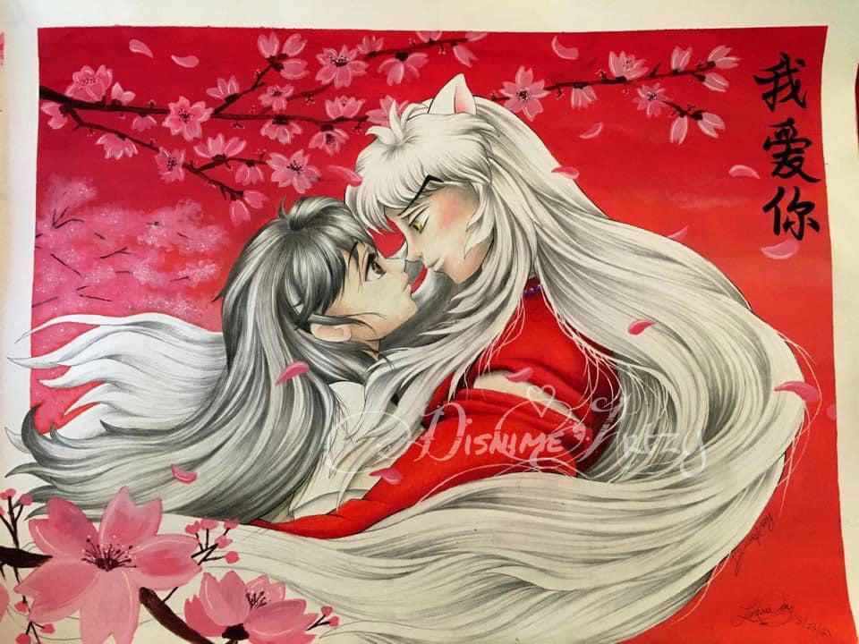 Limited Edtion - InuYasha and Kagome Blossom Love