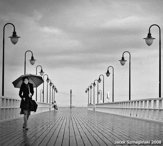 woman with umbrella