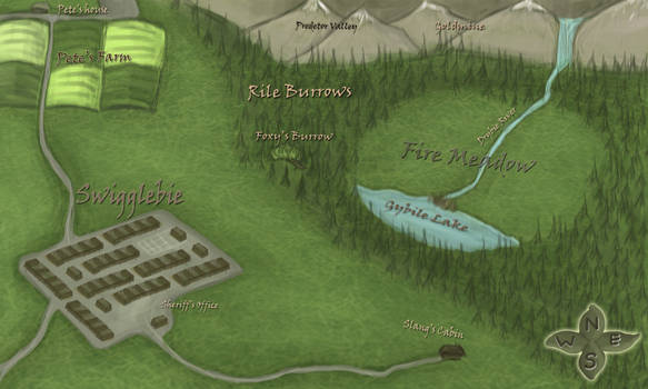 Map of Foxy and Bucky's World