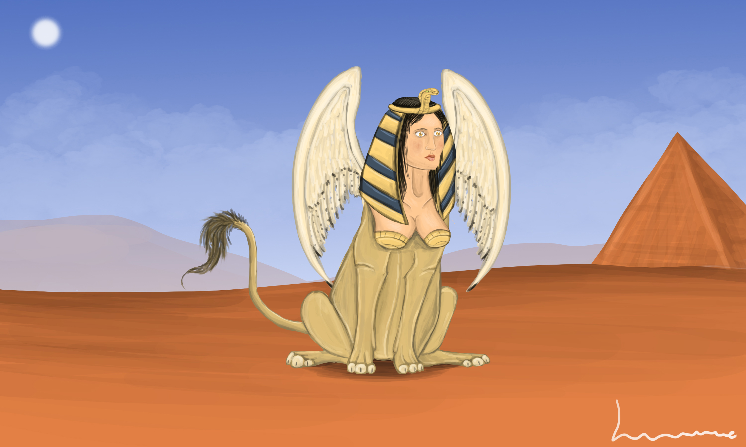 Alien Sphinx Deviantart Sphinx by Louisetheanimator on DeviantArt