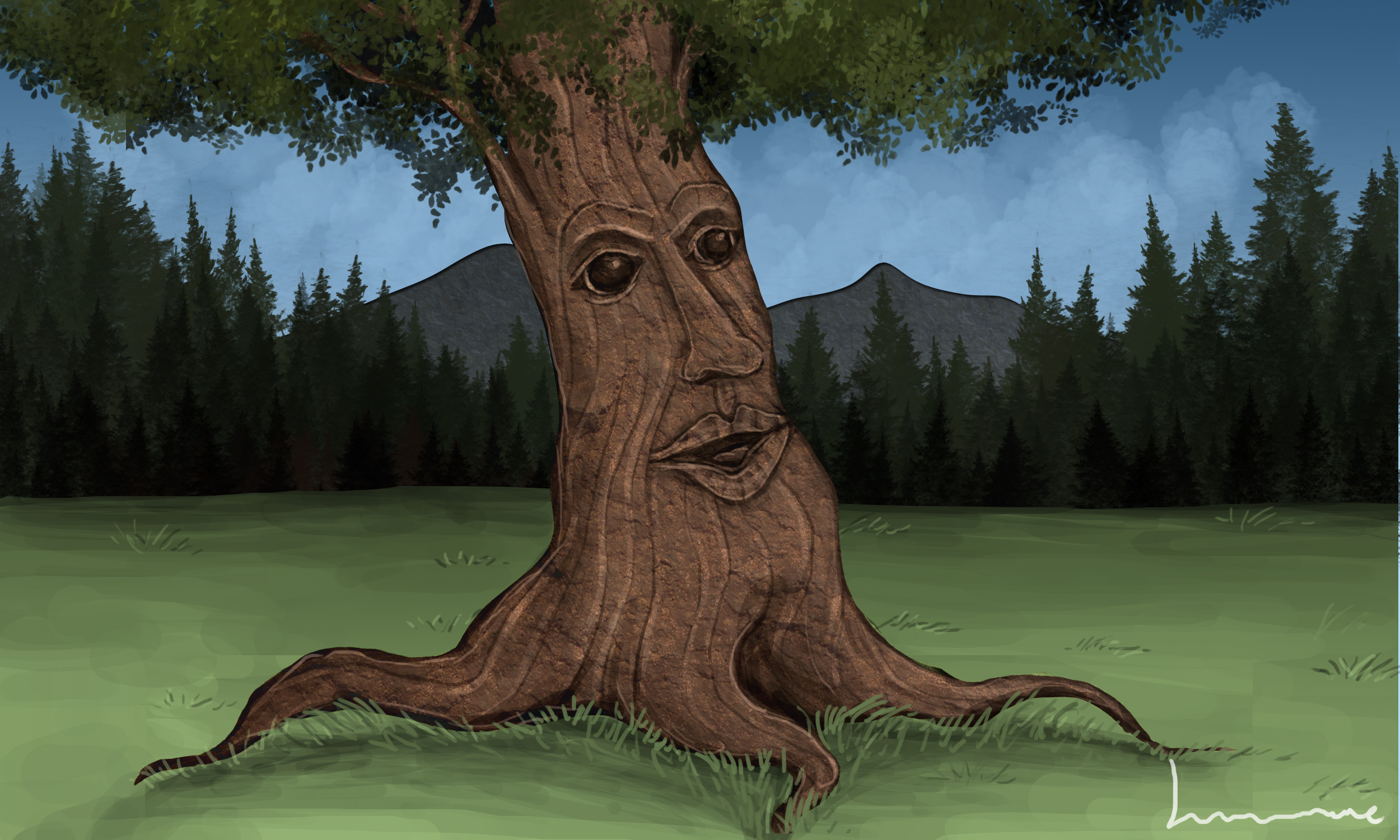 Tree Talking Talking Tree by Louisetheanimator on DeviantArt