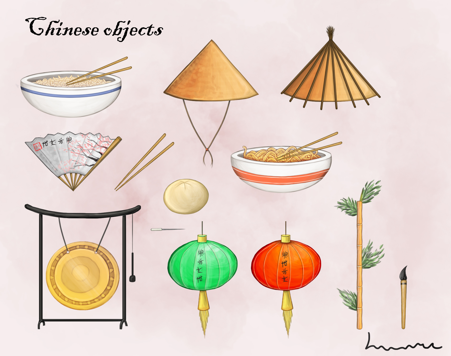 Chines Objects Chinese objects by Louisetheanimator on DeviantArt