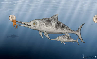 Ophthalmosaurus by Louisetheanimator