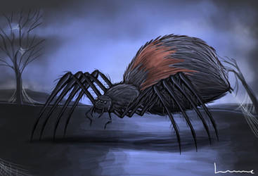 Giant Spider by Louisetheanimator